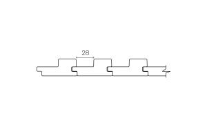 Lamele do sauny/do wnętrz thermo osika STEP Thermory 27x64 Select